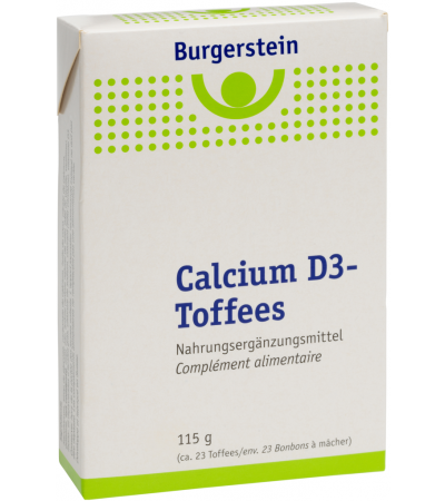 Burgerstein Calcium D3 Toffees