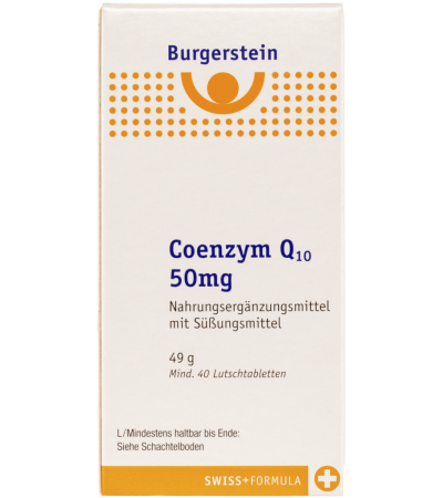 Burgerstein Coenzym Q10 50 mg Lutschtabletten 40 Stück