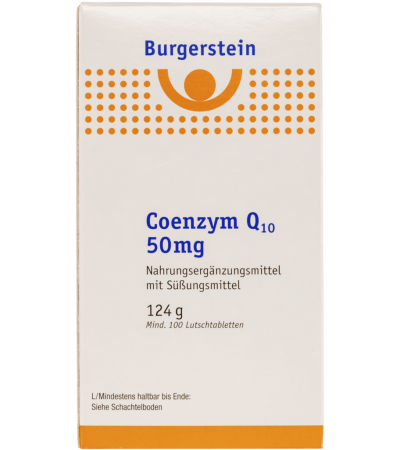 Burgerstein Coenzym Q10 50 mg Lutschtabletten 100 Stück