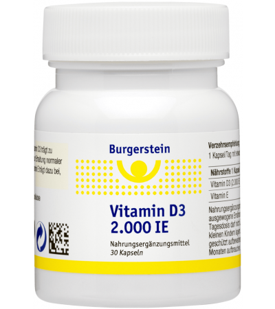 Burgerstein Vitamin D3 2.000 I.E. 30 Stück